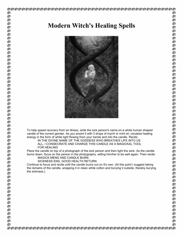 Product picture Modern Witchcraft Healing Spells